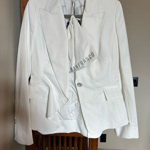 New Franco Kaufman Blazer with Belt